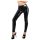 LATEX - ritsleggings (zwart) - XL