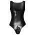 LATEX - latex body met ritssluiting (zwart) - M