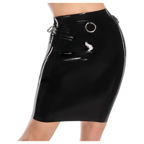 LATEX - latex midirok (zwart) - L