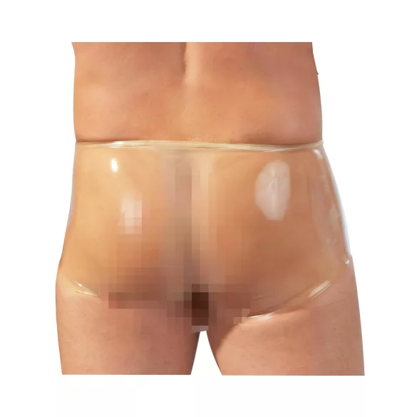 LATEX - boxershort met penisomhulsel - natuurlijk latex
