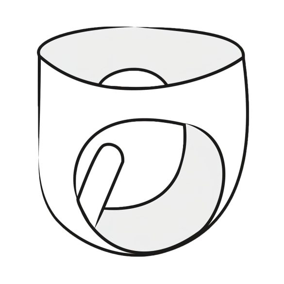 LATEX - dames slip met condoom - zwart