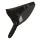 Latex slip met externe en interne dildo (zwart, S-L)