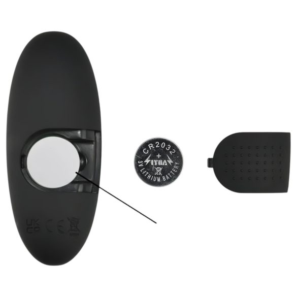 Mrow - anaal vibrator met verlichting en afstandsbediening - zwart