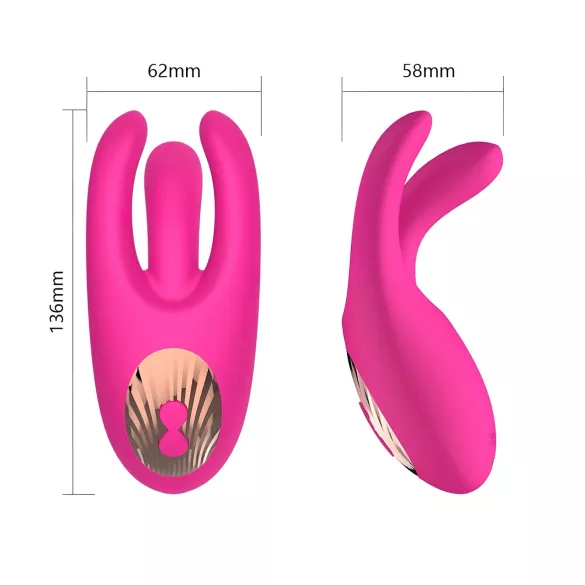 Mrow - clitoris vibrator - 3 armen - oplaadbaar - roze