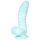 OgazR Zeeslang - geribbelde dildo - 17 cm (blauw-wit)