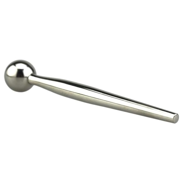 FukR - metalen dilator met ballen - 8 cm - zilver