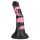 Bad Horse - siliconen paardendildo - 18cm (zwart-roze)