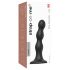 Strap-on-me Balls M - zwarte balvormige dildo met zuignap