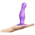 / Strap-on-me Curvy L - golvend, met zuignap dildo (paars)