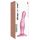 Strap-on-me Curvy M - golvend dildo met zuignap (roze)