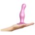 Strap-on-me Curvy M - golvend dildo met zuignap (roze)