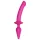 Strap-on-me Switch Semi-Realistic L - 2-in-1 siliconen dildo (roze)