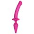 / Strap-on-me Switch Semi-Realistic L - 2in1 siliconen dildo (roze)