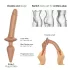 Strap-on-me Switch Realistic S - 2-in-1 siliconen dildo (natuurlijk)