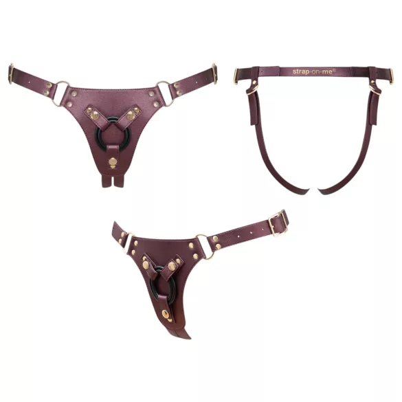Strap-on-me - slip voor strap-on dildo - XS-XXL (bruin)
