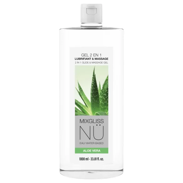 Mixgliss Nu Aloe Vera - Nuru-massagemgel en glijmiddel (1000 ml)