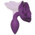 Love to Love Open Roses S - siliconen anale plug (paars)