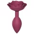 Love to Love Open Roses M - siliconen anaalplug (rood)