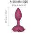 Love to Love Open Roses M - siliconen anale plug (rood)