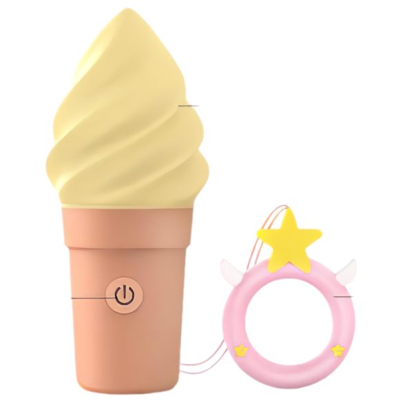 Love to Love Cand Ice - oplaadbare clitoris vibrator (vanille)