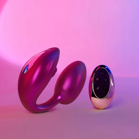 Wonderlover - clitoris stimulator G-spot vibrator (metaalroze)