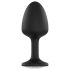 Dorcel Geisha Anale Plug met Witte Diamant - Zwart
