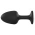 Dorcel Geisha Anale Plug met Witte Diamant - Zwart