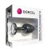 Dorcel Geisha Anale Plug met Witte Diamant - Zwart