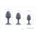 Dorcel Geisha Anale Plug met Witte Diamant - Zwart