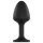 Dorcel Geisha Plug XL - Zwarte anale plug met witte diamant steen