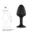 Dorcel Geisha Plug XL - Zwarte anale plug met witte diamant steen