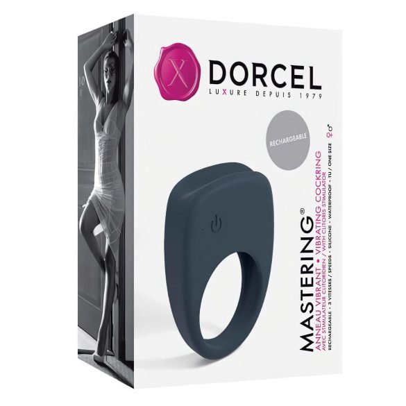 Dorcel Mastering - oplaadbare, vibrerende penisring (grijs)