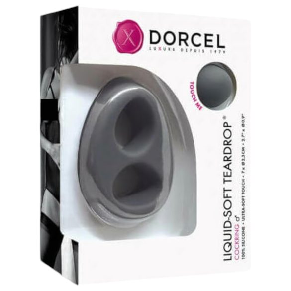 Dorcel Liquid-soft: Teardrop Penisring (grijs)