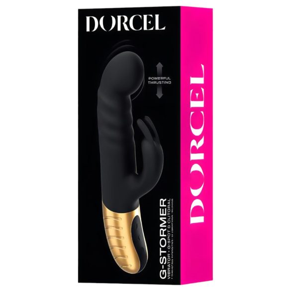 Dorcel G-stormer - oplaadbare, stotende clitorisstimulator (zwart)