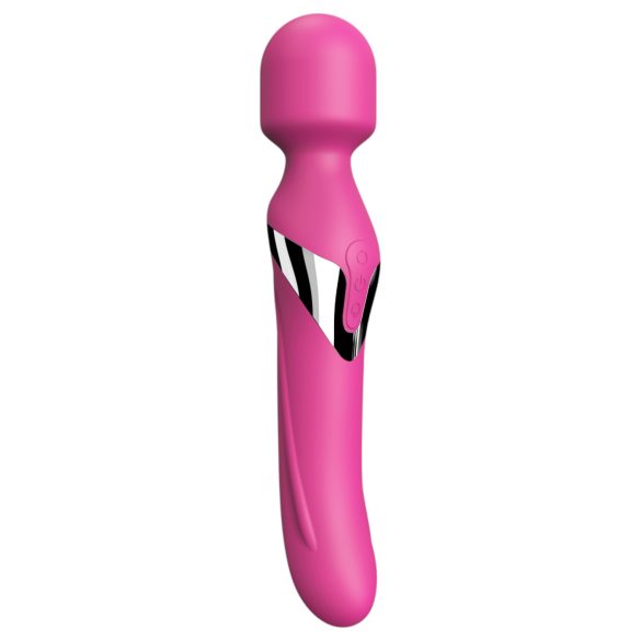 Dorcel Dual Orgasms - oplaadbare 2-in-1 masserende vibrator (roze)