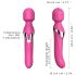 Dorcel Dual Orgasms - oplaadbare 2-in-1 masserende vibrator (roze)