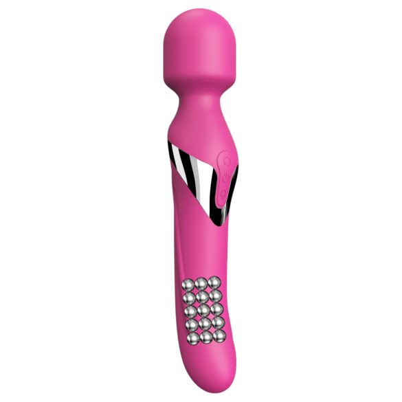 Dorcel Dual Orgasms - oplaadbare 2-in-1 masserende vibrator (roze)