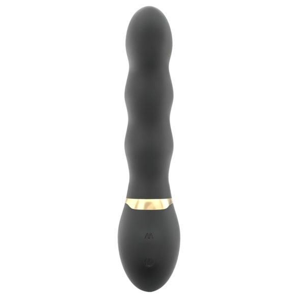Dorcel Too Much 2.0 - oplaadbare vibrator met 3 motoren - zwart/goud