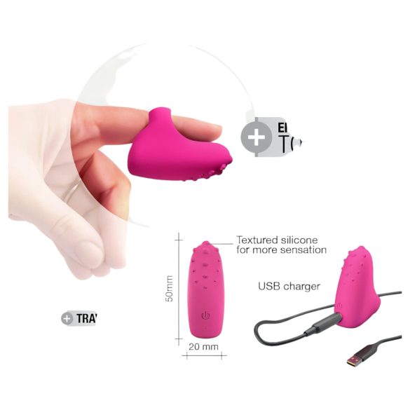 Dorcel Magische Vinger - oplaadbare, vinger vibrator (roze)