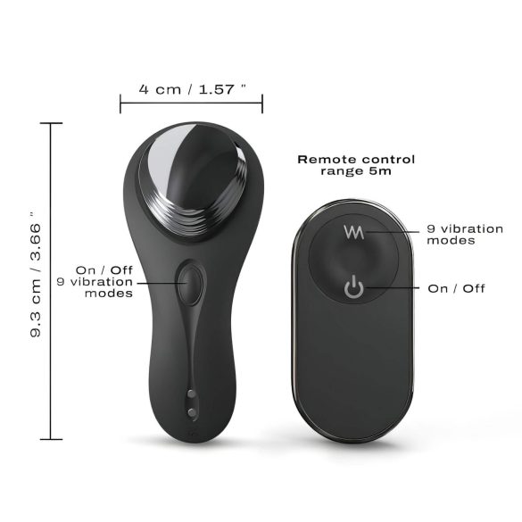 Dorcel Discreet Vibe - Oplaadbare Clitoristriller (Zwart)