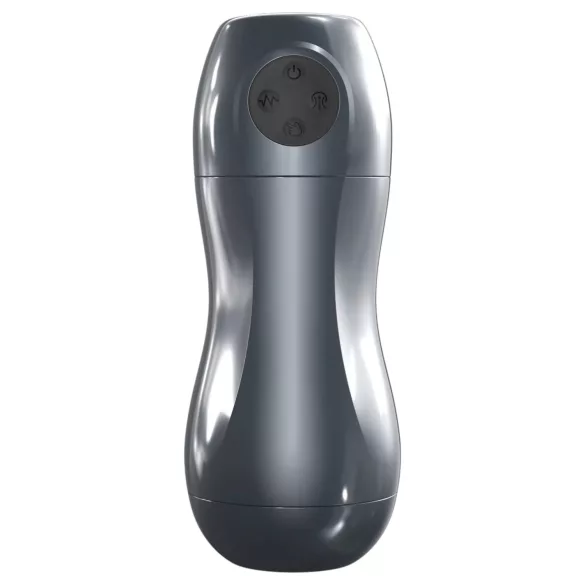 Dorcel Blowjoy Vibe - zuigende en vibrerende oplaadbare masturbator (grijs)