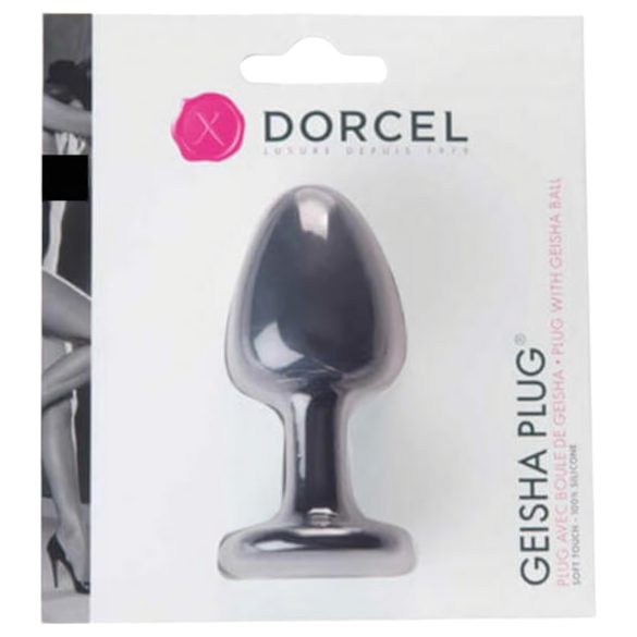 Dorcel Geisha Plug M - Zwarte Anale Kralen Plug