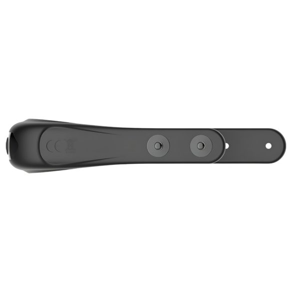 Funny Me - oplaadbare, verstelbare vibrerende penisring (zwart)