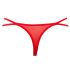 Panty Rose - string slip met rozensteel - rood - S/L