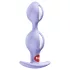 Fun Factory - anaal duo dildo - paar ballen - siliconen - paars