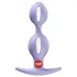 Fun Factory - anaal duo dildo - paar ballen - siliconen - paars