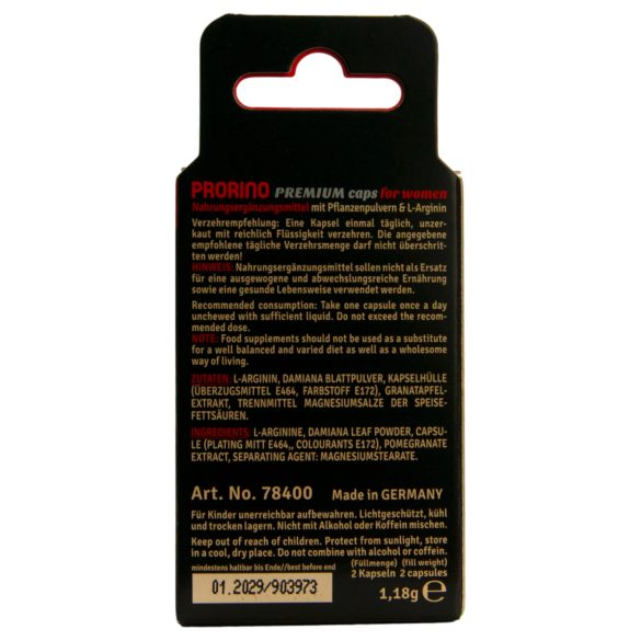 PRORINO - voedingssupplement capsules voor vrouwen - 2 stuks