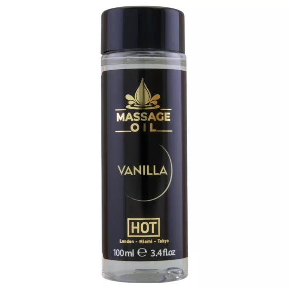 HOT - massageolie - verzorgend voor de huid - vanille - 100ml