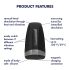 Satisfyer Men - Verwarmde Eikelvibrator (Zwart)