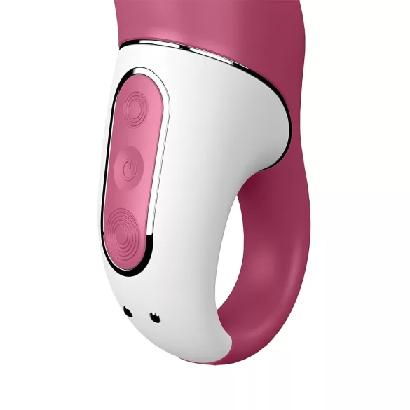 Satisfyer Petting Hippo - oplaadbare waterproof vibrator - siliconen roze